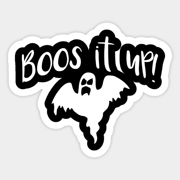 Boos It Up Sticker by oddmatter